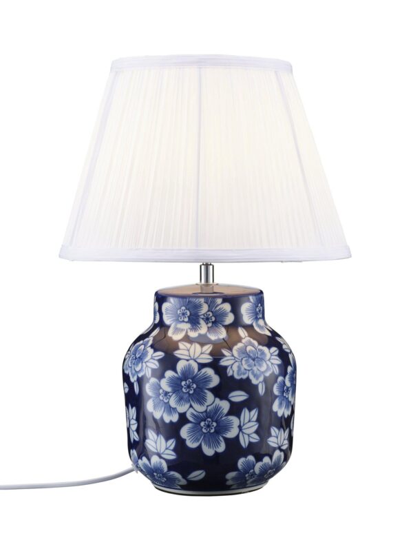 Fanny bordslampa Blå/vit 47 cm