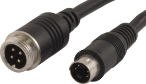 Adapter 4-pin (hane) till Mini-DIN (hane)