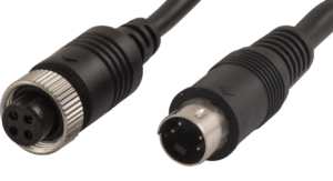 Adapter 4-pin (hona) till Mini-DIN (hane)