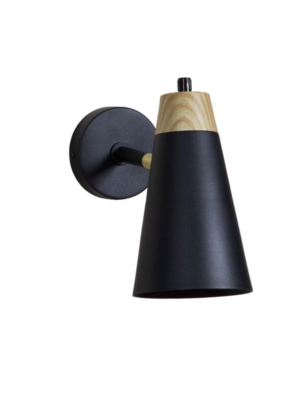Wien vägglampa Svart 22 cm