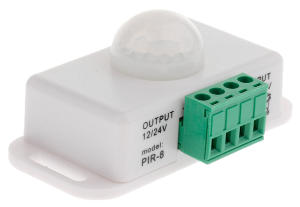 PIR-8 Rörelsesensor, vit