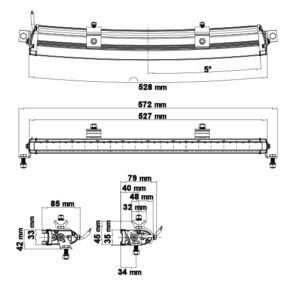 Ledson Juno C LED-ramp 22 tum 90 W