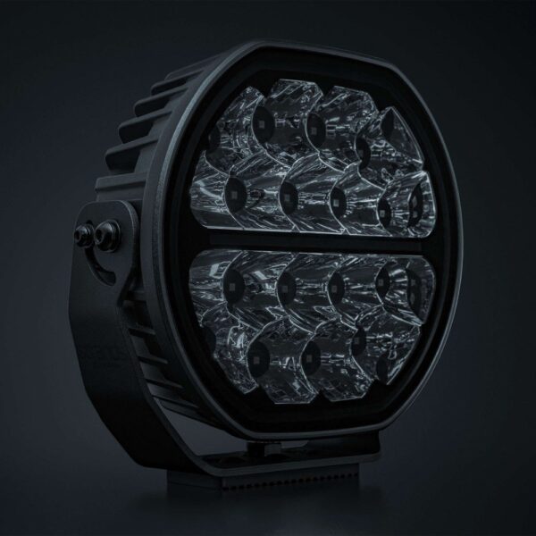 Big Energy 2.0 extraljus 9", vit/orange pos., optimized beam