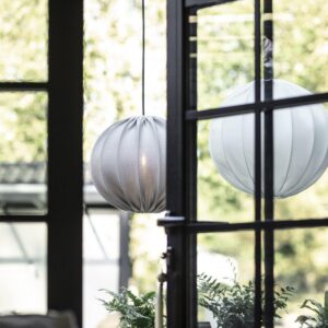 Alva Outdoor takskärm Etamine grå 40 cm