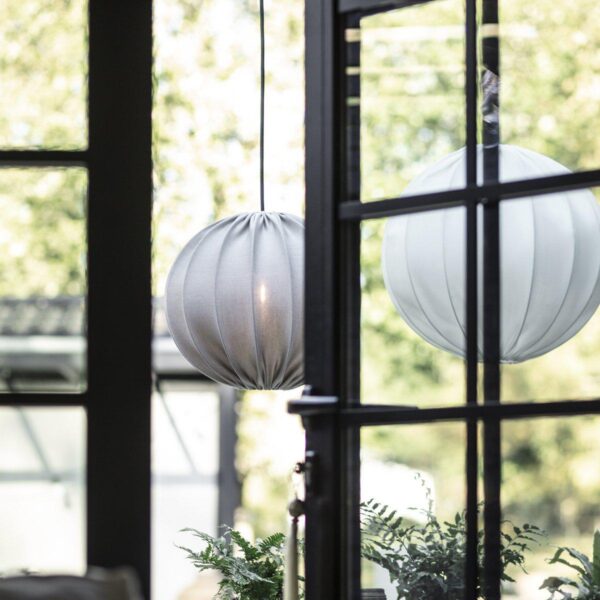 Alva Outdoor takskärm Etamine grå 40 cm