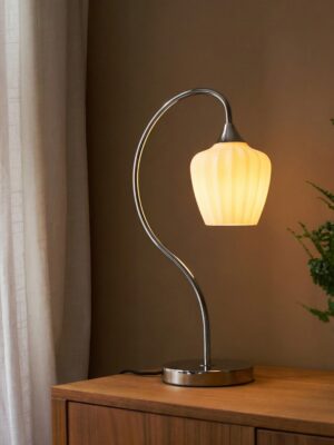 Amalfi bordslampa Opal 50 cm