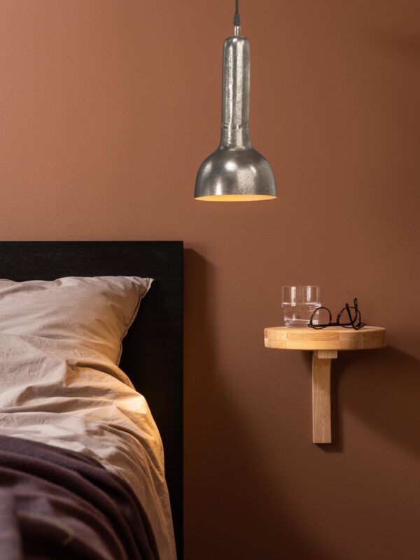 Bainbridge tak- och fönsterlampa råsilver 15 cm