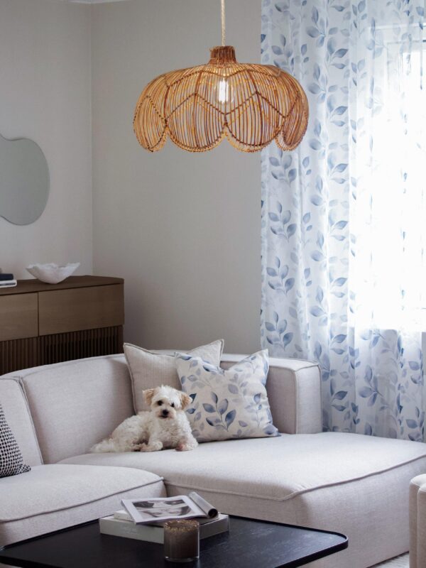Belle taklampa Natur 53 cm