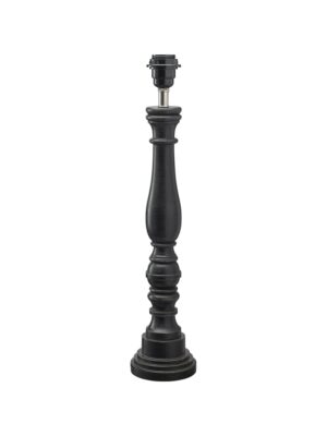PR Home Doris lampfot svart mangoträ 53 cm bild 1