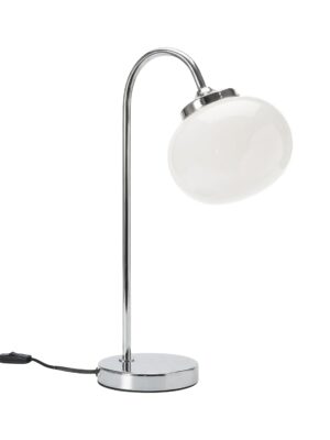 Elsy bordslampa Vit krom 51 cm