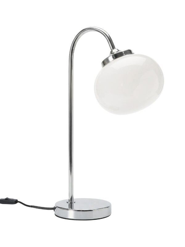 Elsy bordslampa Vit krom 51 cm