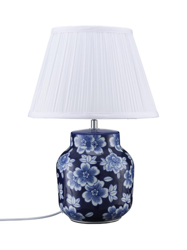 Fanny bordslampa Blå/vit 47 cm