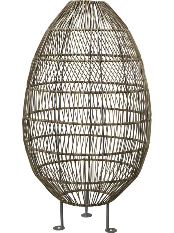 Hanoi golvskärm natur 100 cm – utomhus