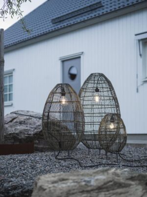 Hanoi golvskärm natur 100 cm – utomhus