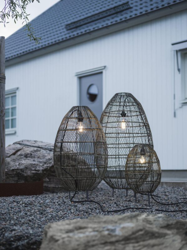 Hanoi golvskärm natur 100 cm – utomhus