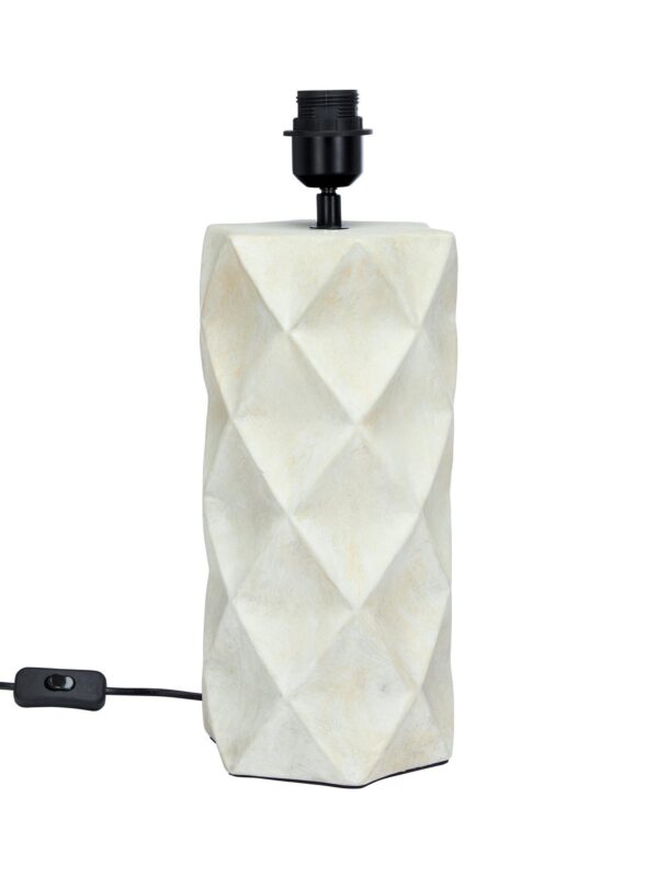 Hazel lampfot beige keramik 43 cm