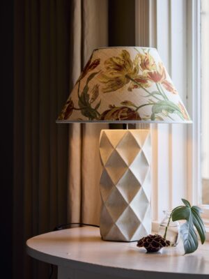 Hazel lampfot beige keramik 43 cm