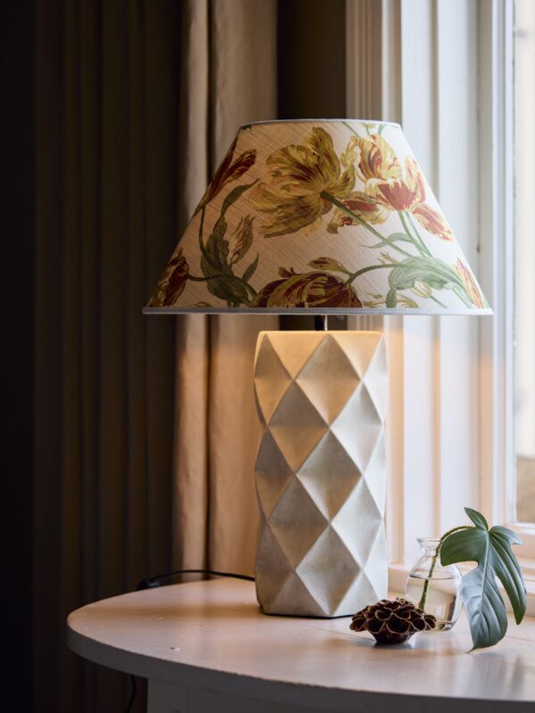 Hazel lampfot beige keramik 43 cm