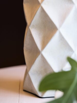 Hazel lampfot beige keramik 43 cm