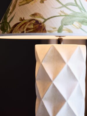 Hazel lampfot beige keramik 43 cm