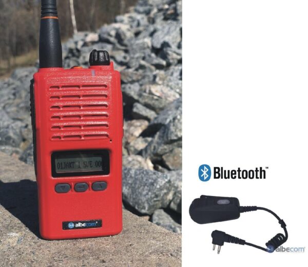 Jaktradiopaket X5 155 MHz Röd Bluetooth med aktiva Bluetooth-hörselskydd
