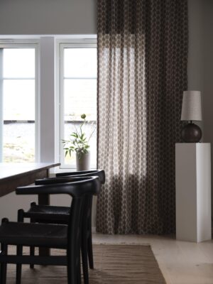 Jonna lampfot brun vintage 32 cm