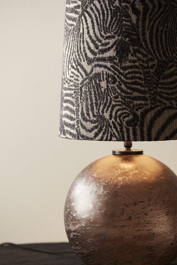 Jonna lampfot brun vintage 32 cm