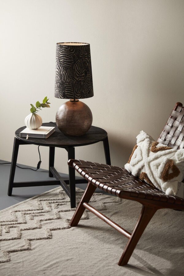 Jonna lampfot brun vintage 32 cm