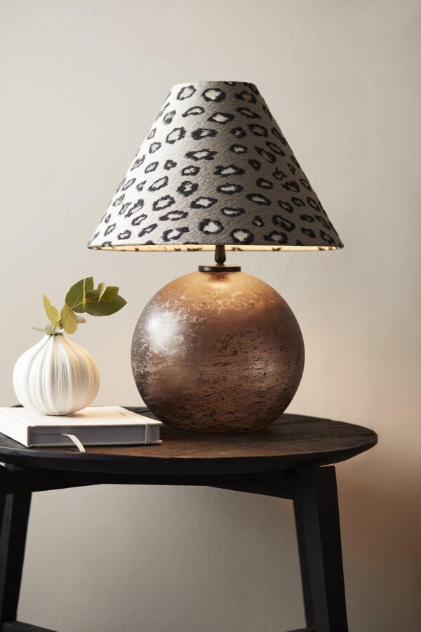 Jonna lampfot brun vintage 32 cm