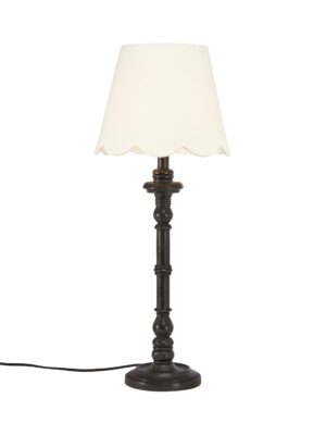 Joy bordslampa Svartbrun/vit 66 cm