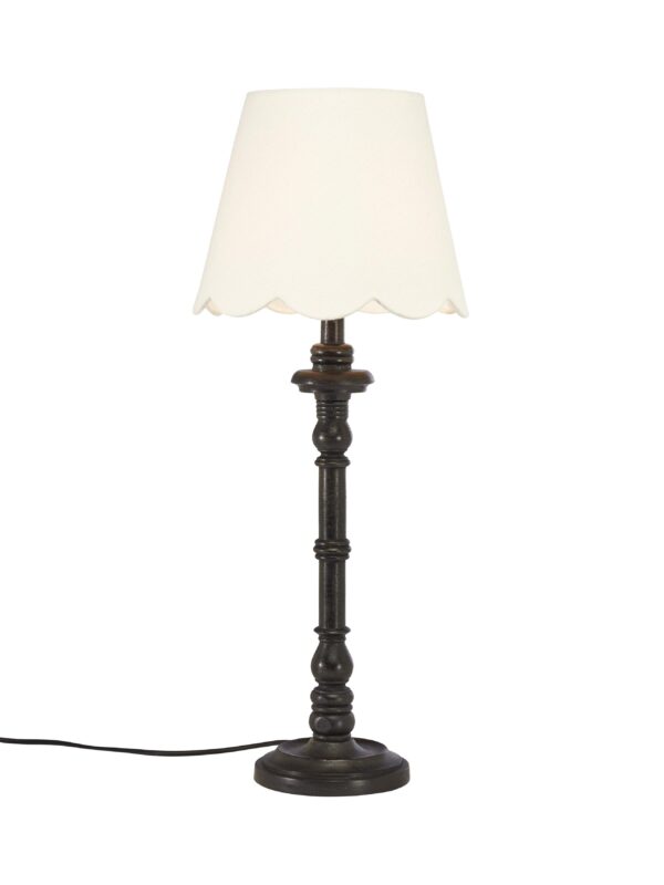 Joy bordslampa Svartbrun/vit 66 cm
