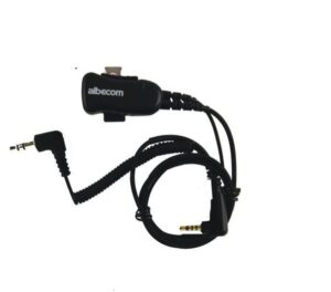 Kabel med mikrofon och PTT till hörselskydd 3,5 mm – välj radioanslutning