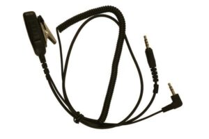 Kabel med mikrofon och PTT till hörselskydd 3,5 mm – välj radioanslutning