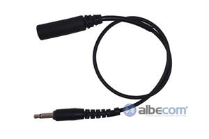 Kabel till hörslinga S – rak kontakt
