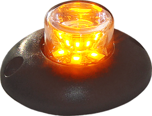 Blixtkula LED, Gul, LHP-61-A, optik, DV
