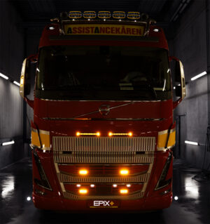 Ledson 2 × Epix14+ LED-rampspaket Volvo FH 2021 och nyare