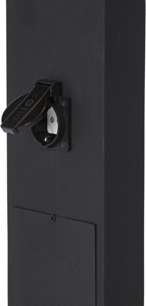Luton stolpbelysning svart 100 cm