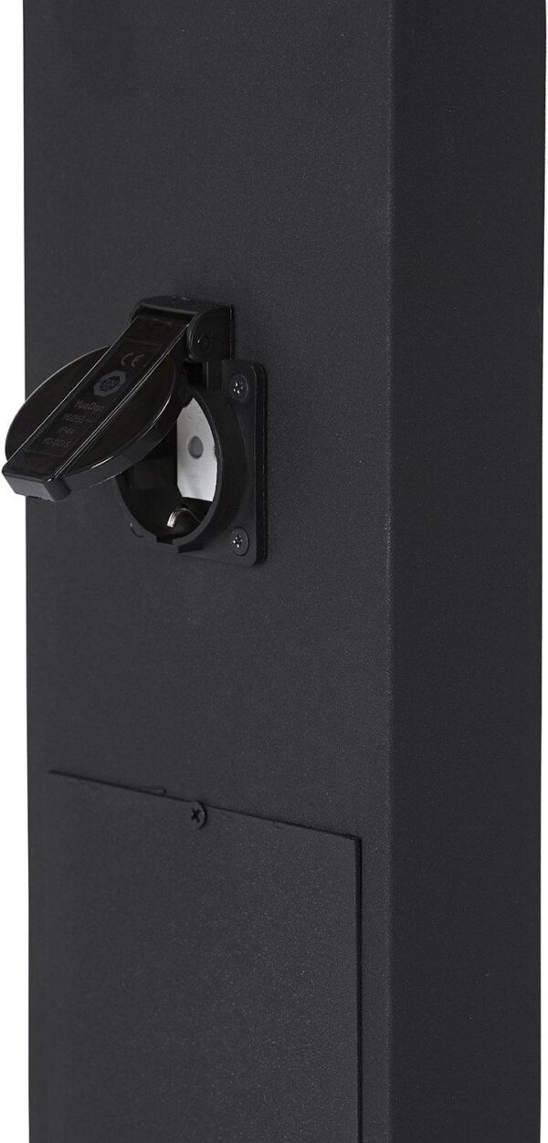 Luton stolpbelysning svart 100 cm