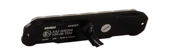 Riktat blixtljus, Ghost, 6LED, horisontal, Gul, XA2, ICAO, MIL, 12V