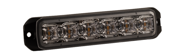 Riktat blixtljus, Ghost, 6LED, horisontal, Blå, XB2, ICAO, MIL, 12V