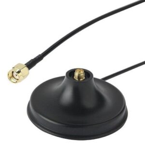 Magnetfot 90 mm med 5 m antennkabel och SMA-fäste