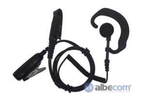 Miniheadset LGR51 inre med mikrofon och PTT – välj radioanslutning
