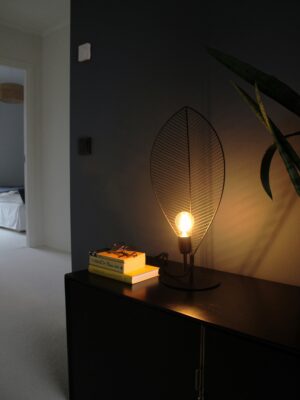 Elm bordslampa L Svart 58 cm
