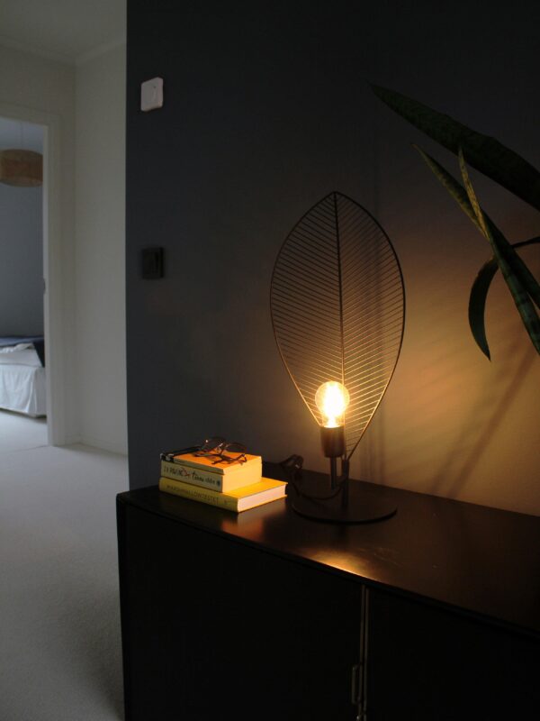 Elm bordslampa L Svart 58 cm