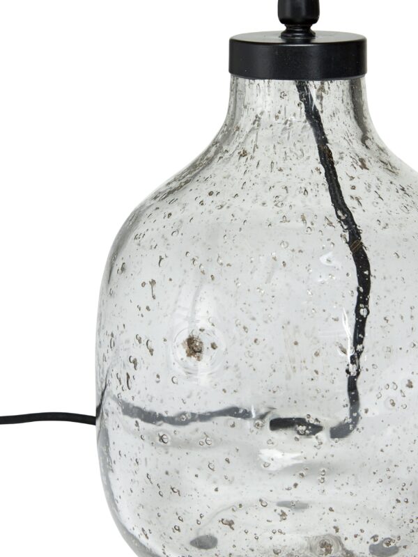 Groove lampfot klarglas30 cm