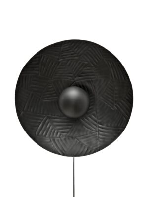 Ribble vägglampa Matt svart 35 cm