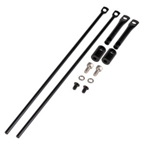 Runda stabiliseringsstag till extraljus M4 270 mm 2-pack