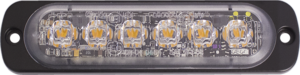 ST6AH, 6LED, Vit, horisontell, DV