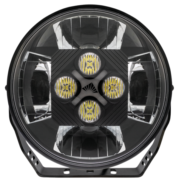 OPTIBEAM Gen III Se7en, vit/orange DRL 7"