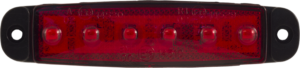 Positionsljus L030055, 6LED, Röd, DV – 96x20x6 mm